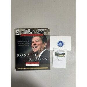 Ronald Reagan Presidential Portfolio - Author Lou Cannon Signed